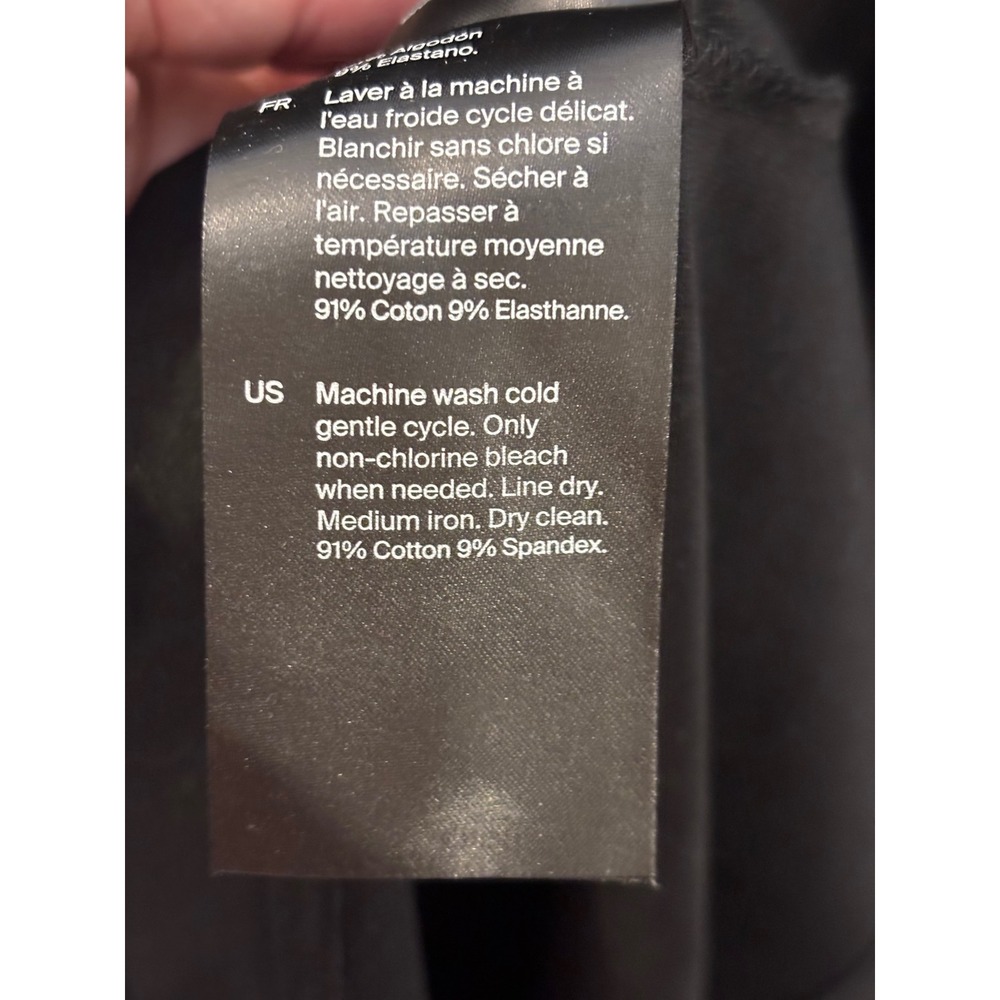 COS Black Long Sleeve Midi Dress XS Keyhole - Picture 5 of 6